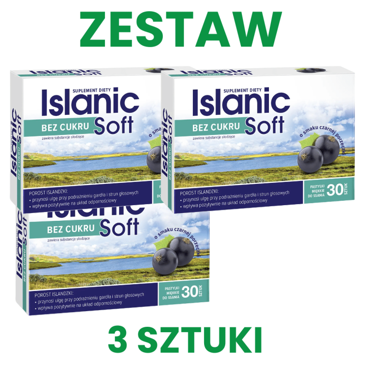 ISLANIC SOFT 30 PASTYLEK MIĘKKICH-ZESTAW - 3 sztuki